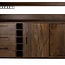 Brooz Barkast 160 Mango Brown Walnut | 2 Schuifdeuren & 3 Lades