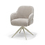 RV Design Armstoel Austin Cremona 04 Natural | Beige Draaivoet | 360° Draaibaar