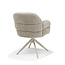 RV Design Armstoel Austin Cremona 02 Ecru | Beige Draaivoet | 360° Draaibaar