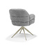RV Design Armstoel Austin Cremona 85 Lichtgrijs | Beige Draaivoet | 360° Draaibaar