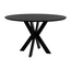 Brooz Eetkamertafel Ø130 Acacia Black | Rond
