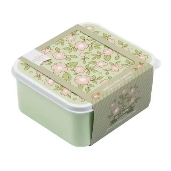 A little lovely compagny A Little Lovely Company lunch en snackbox blossom green