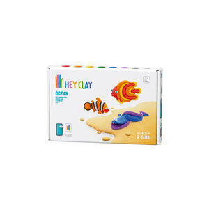 Hey Clay  oceaan Clownfish, Discus Fish, Eel 60028  6 cans