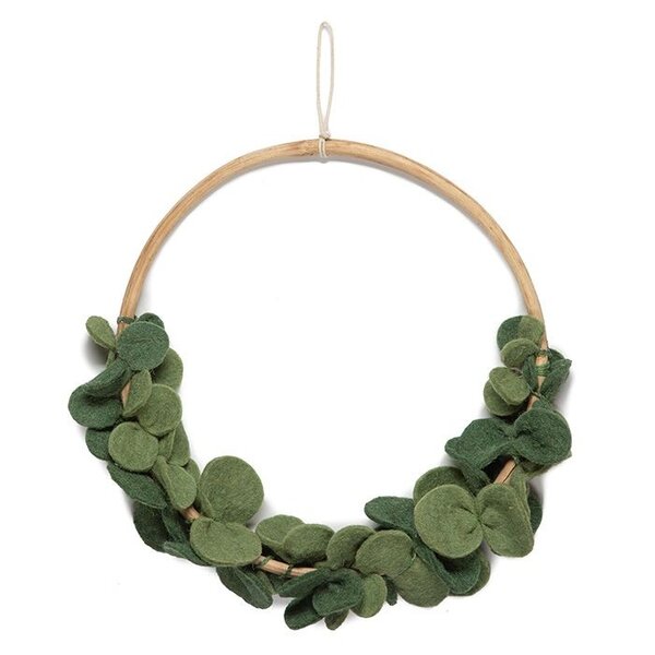 Kidsdepot Kidsdepot Flower hoop, eucalyptus, muur-hanger Ø30