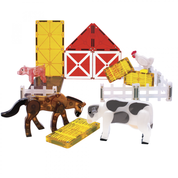 Magnatiles Magna-Tiles® Magna-Tiles farm animals 25pc