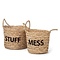 Kidsdepot KidsDepot Messy en Stuff Opbergmand set