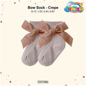 Boho Panna Bow Sock - lace