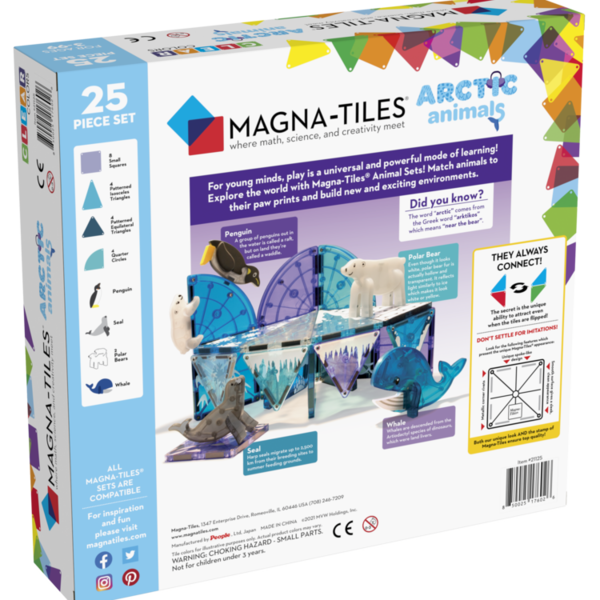 Magnatiles Magna-Tiles®  artic animals 25 stuks