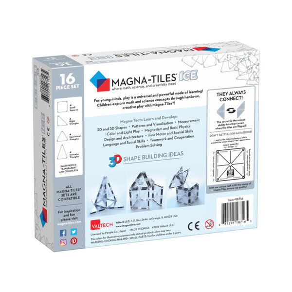 Magnatiles Magna-Tiles®  ICE  16 Stuks
