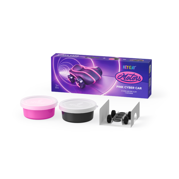 Hey Clay  Hey Clay 20902 – Cyber Car Pink – 2 cans