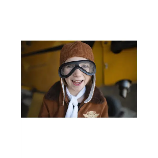 Great pretenders Great Pretenders - Amelia The Pioneer Pilot - Jacket, Hat, Goggles & Scarf 5-6 jaar