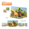Halftoys  Halftoys – Savannah – Impala | Educatief Dierenspeelgoed met 3D Skelet