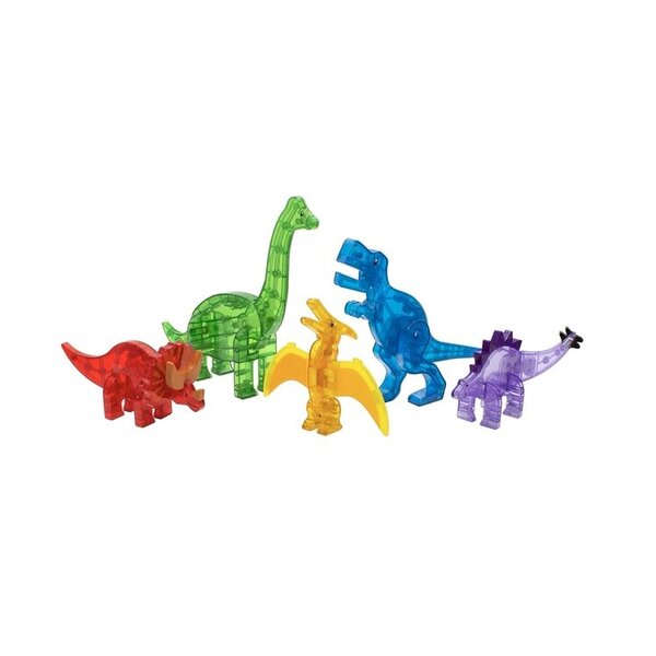 Magnatiles Magna-Tiles®  dino's 5 stuks