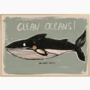 Studio Loco poster Clean oceans