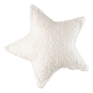 Wigiwama Cream White Star Cushion