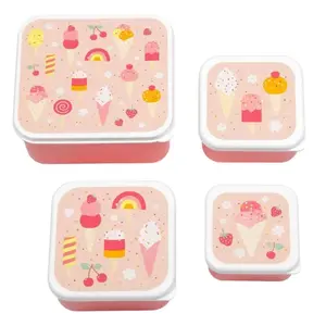 A Little Lovely Company Lunch & snack box set: ijsjes