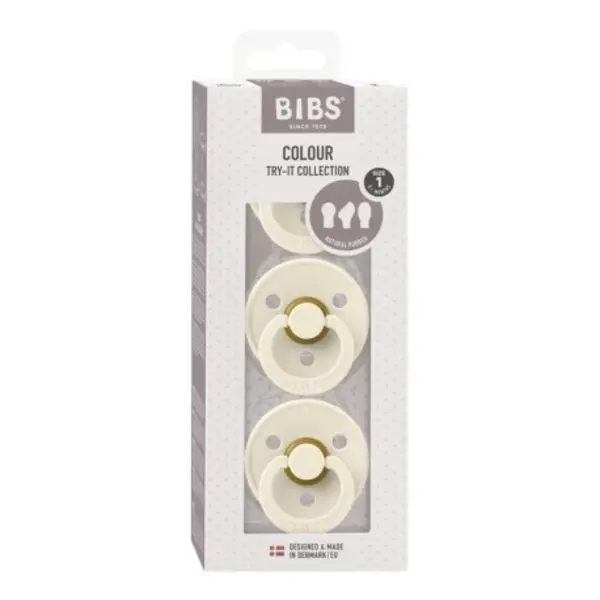 Bibs  BIBS Try-It Colour 3-pack Ivory - size 1