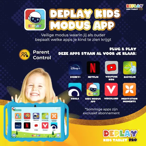 Deplay DEPLAY Kids Tablet PRO 10''  Rood