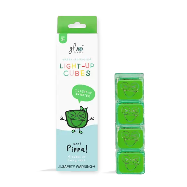 Glo Pals Glo Pals Light Up Cubes Badspeelgoed pippa