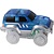 Cleverclixx  Cleverclixx - Race Track Car Raceauto-blauw