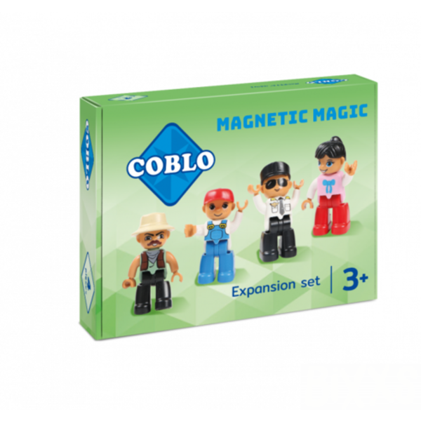 Coblo Coblo Mini Figuurtjes Uitbreidingsset 4 stuks