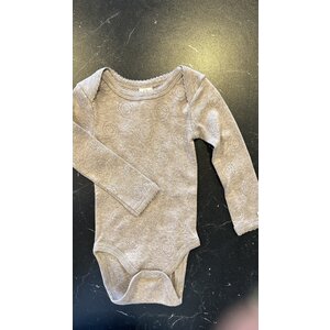 Smallstuff romper  Jaquard  -naturel melange