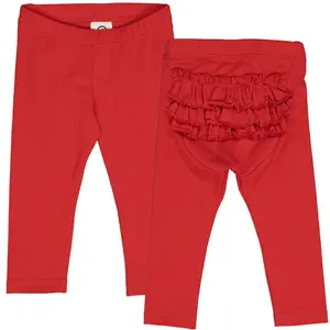 MÜSLI BY GREEN COTTON COZY ME pants with frills