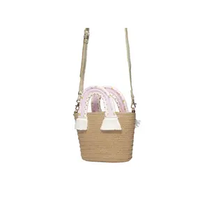 Rockahula picnic rainbow handle basket