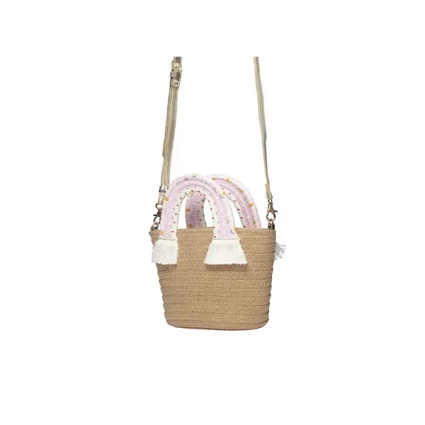 Rockahula Rockahula picnic rainbow handle basket