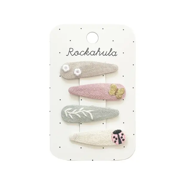 Rockahula Rockahula Kids haarclips country garden - 4 stuks