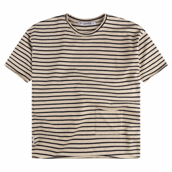 Mingo  Mingo  Oversized T-Shirt Navy Stripe