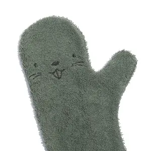 Nifty Baby shower Glove green beaver