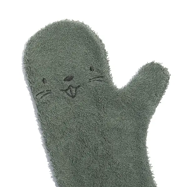 Nifty Nifty Baby shower Glove green beaver