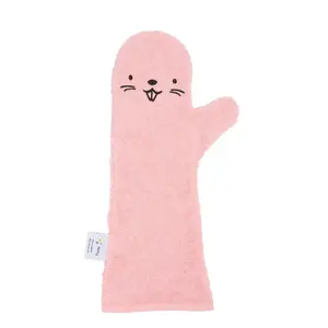 Nifty Baby shower Glove pink beaver