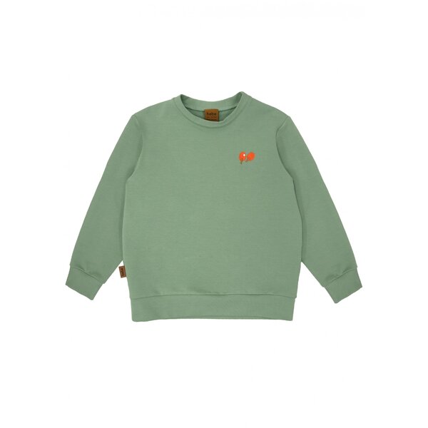 Hebe Hebe Sweater green with ping pong