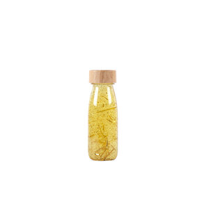 Petit Boum Sensorische Fles  Goud  Float Bottle