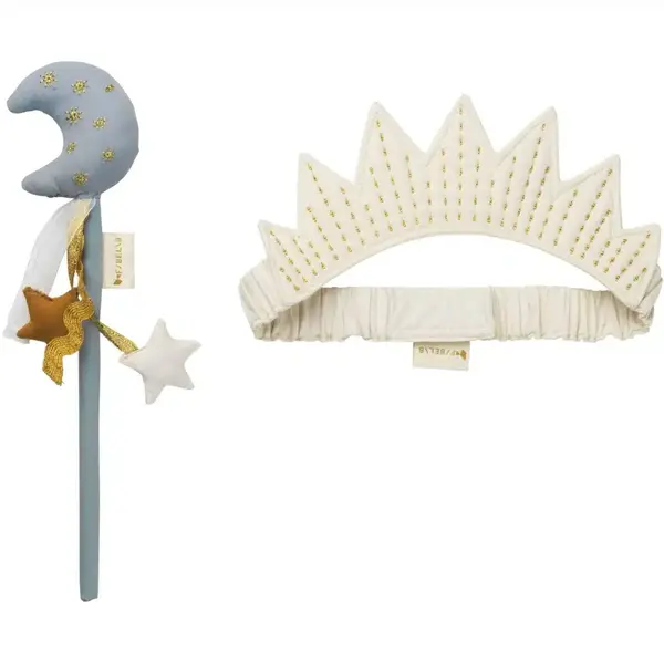 Fabelab Fabelab – Moon fairy wand and tiara set