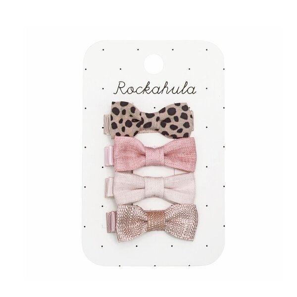 Rockahula Rockahula | Leopard Mini Bow Clip Set