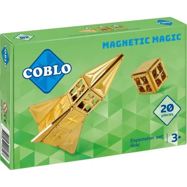 Coblo COBLO Magnetische tegels goud (20-delig)