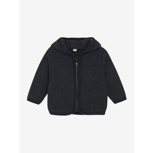 HUTTEliHUT - Jacket Wool Fleece (M ) navy