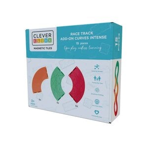 Cleverclixx Race Track Add On Curves Intense 15 stuks