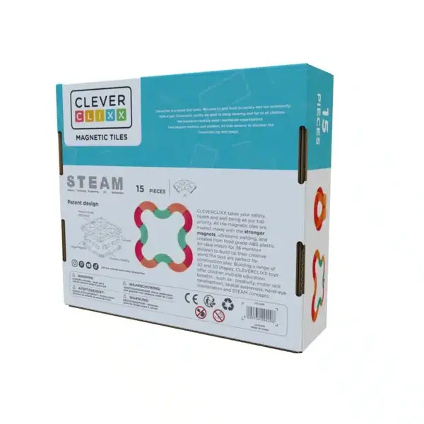 Cleverclixx  Cleverclixx Race Track Add On Curves Intense 15 stuks