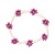 LOVEissue  LOVEissue armband Shiny pink 3-10 jaar