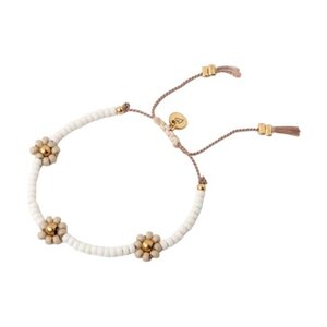 LOVEissue armband daisy bracelet | Ivory