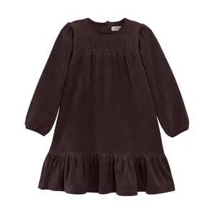 HUTTEliHUT - Dress Velour raisin