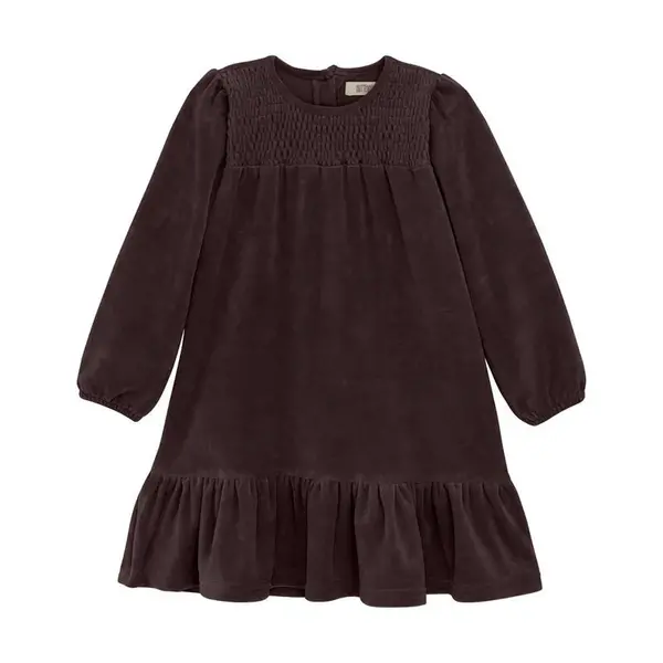 Huttelihut  HUTTEliHUT - Dress Velour raisin