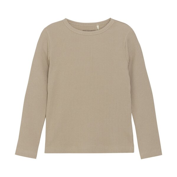 Huttelihut  HUTTEliHUT - T-Shirt LS Rib beige