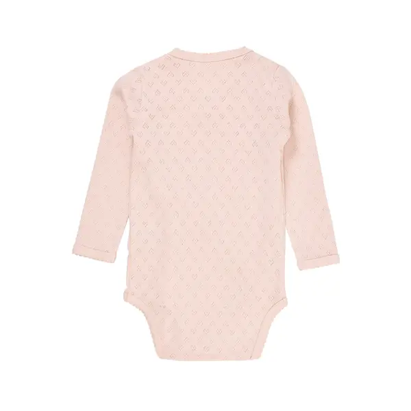 Copenhagen Colors Copenhagen colors pointelle hart romper dusty rose