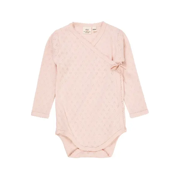 Copenhagen Colors Copenhagen colors pointelle hart romper dusty rose