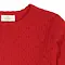 Copenhagen Colors Copenhagen Colors Merino classic pointelle blouse - rood